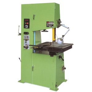 Vertical band saw used in tooling development