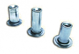 Flanged eyelets