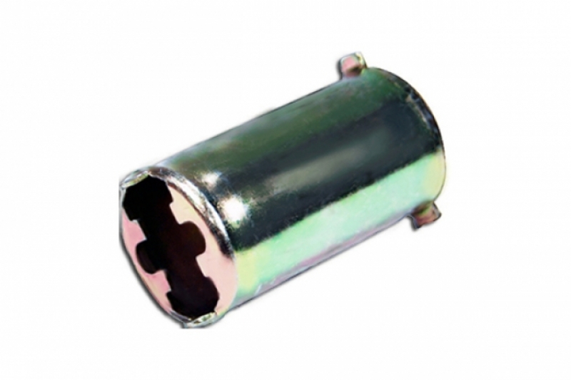 Lock cylinder body with splined bore